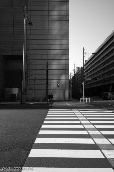 東京国際フォーラム前の横断歩道